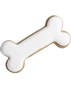 Plätzchenform Knochen 10cm -Halloween Dekorations Geschäft austechform knochen plaetzchenform mit halloween motiv weihnachtsplaetzchen form fuer hunde fans 28576 3