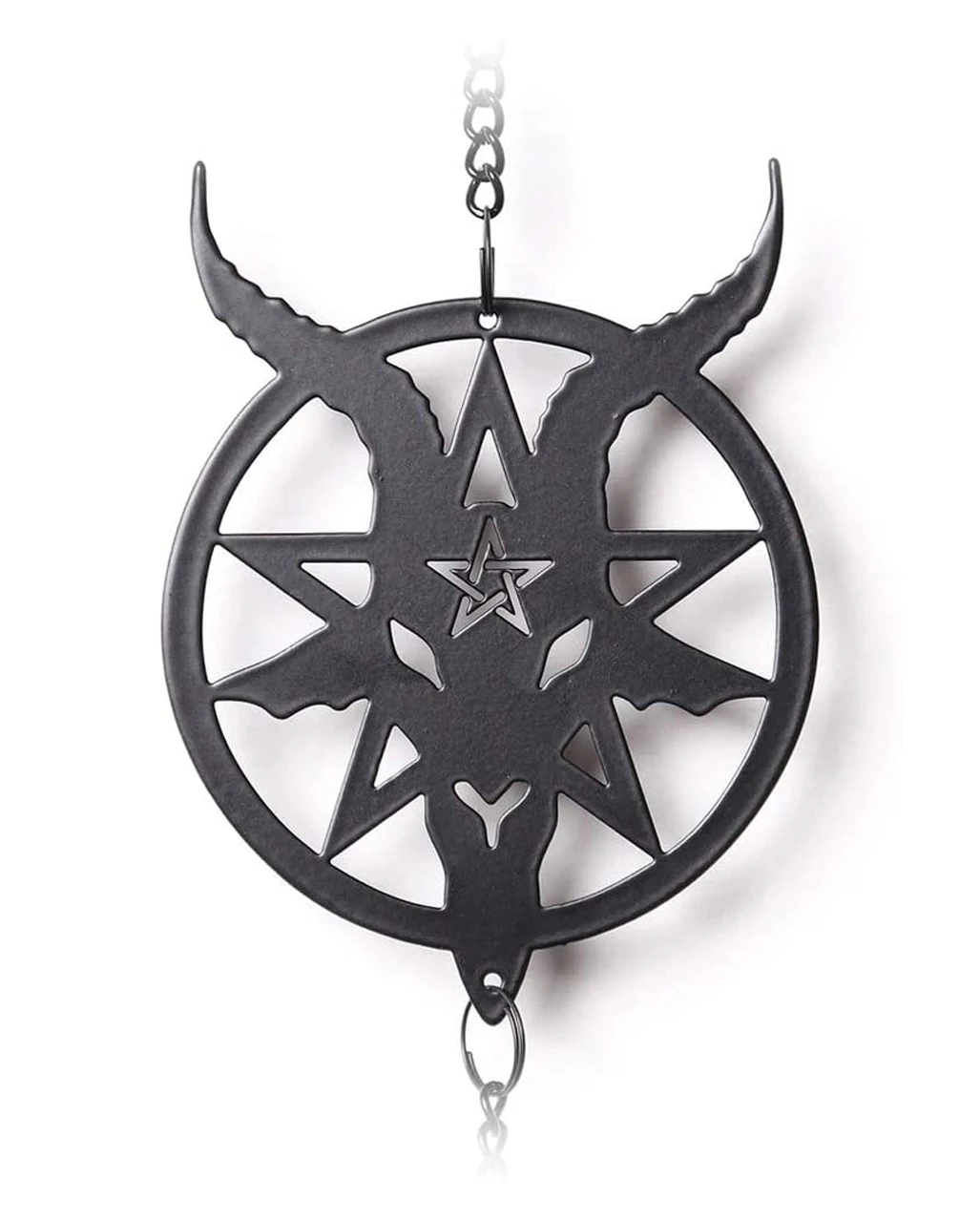 Baphomet Metall Windspiel Hängedeko – Bild 2