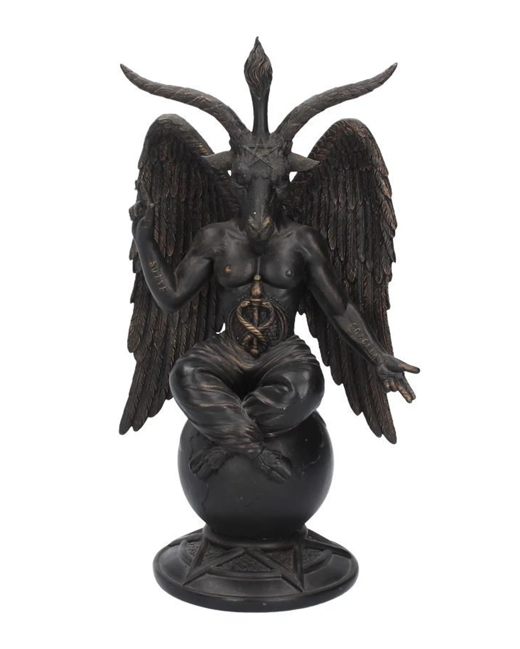 Baphomet Antik Figur Mit Ornamente