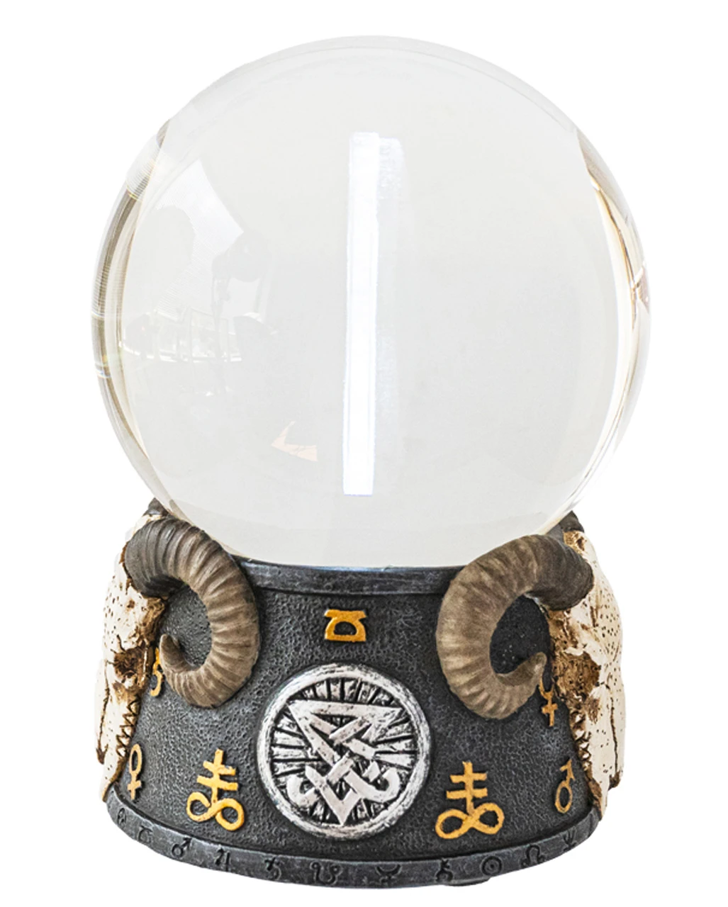 Baphomet Kristallkugel Mit LED – Bild 2