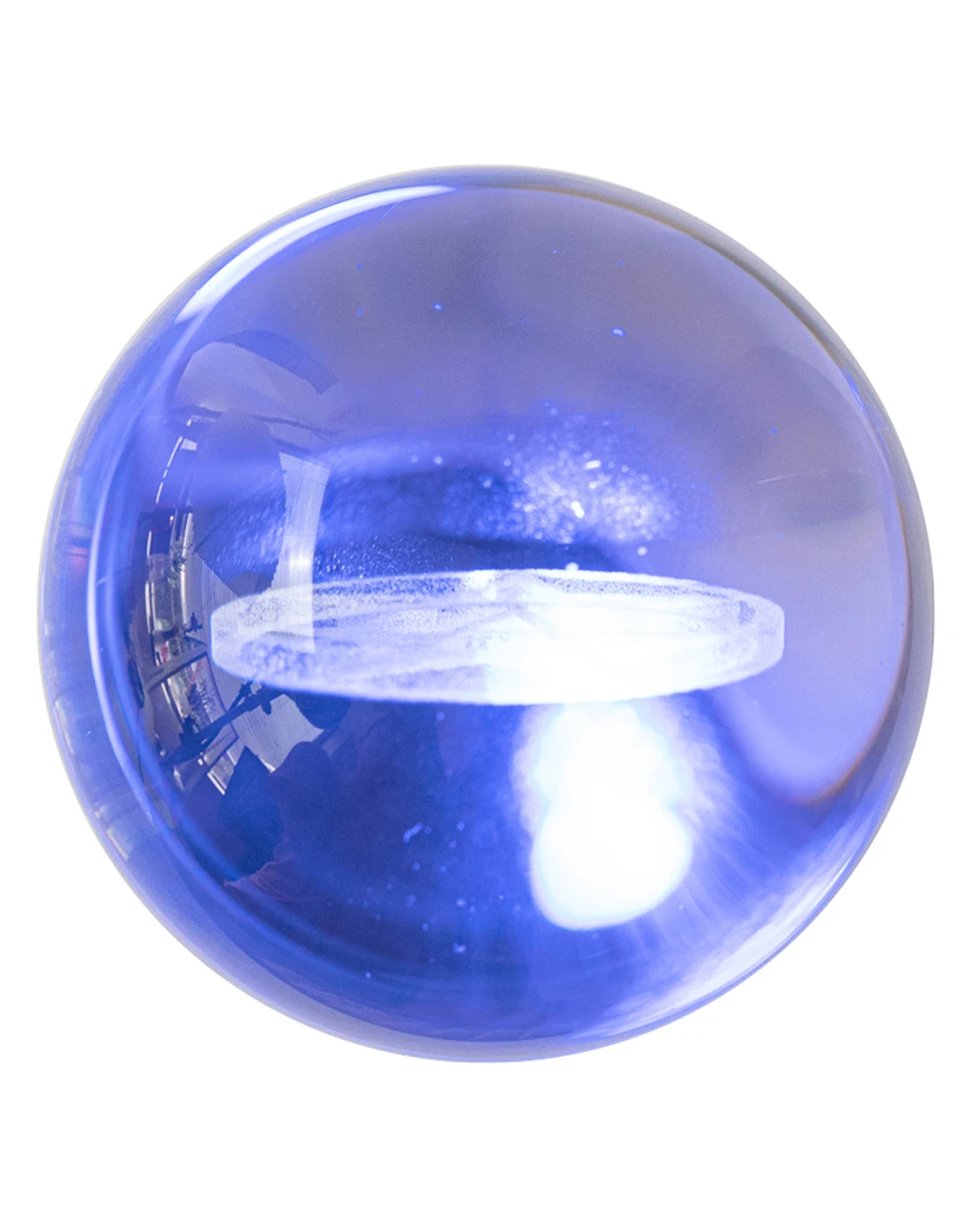 Baphomet Kristallkugel Mit LED – Bild 5