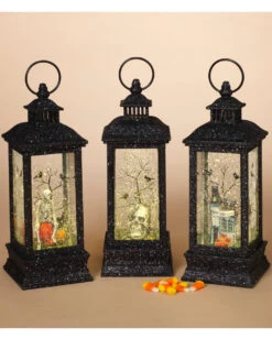 Leuchtende Halloween Wasserkugel Laterne 28cm -Halloween Dekorations Geschäft beleuchtete halloween wasserkugel laterne 28cm lighted spinning water globe halloween lantern halloween deko 54182 3