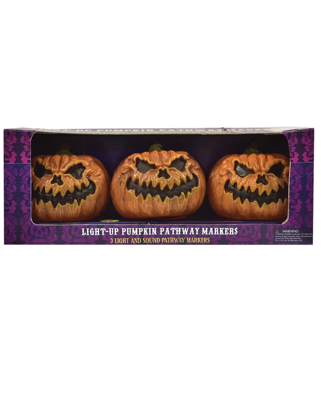 Böse Kürbis Gehweg Lichter Mit Licht Und Sound