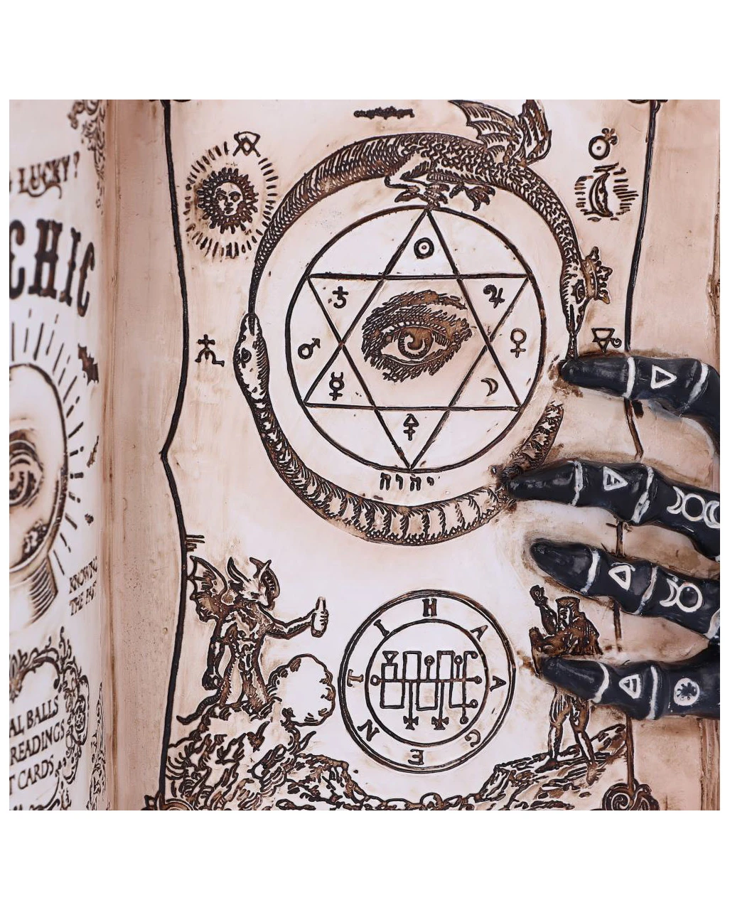 Hellseher Zauberbuch Deko 25,8cm – Bild 6