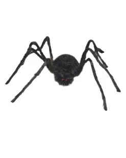 Schwarze Monsterspinne Mit Fell 200 Cm