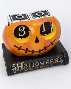 Kürbis Halloween Countdown Zähler