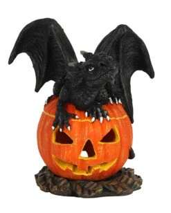 Jack O Lantern Kürbis Mit Drache Räucherkegelhalter