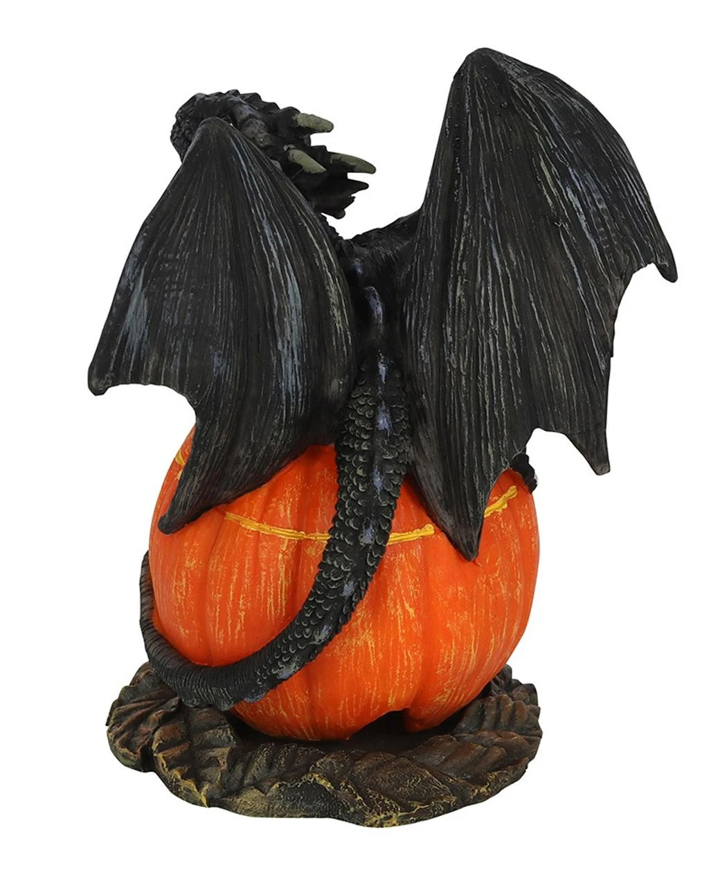 Jack O Lantern Kürbis Mit Drache Räucherkegelhalter – Bild 2