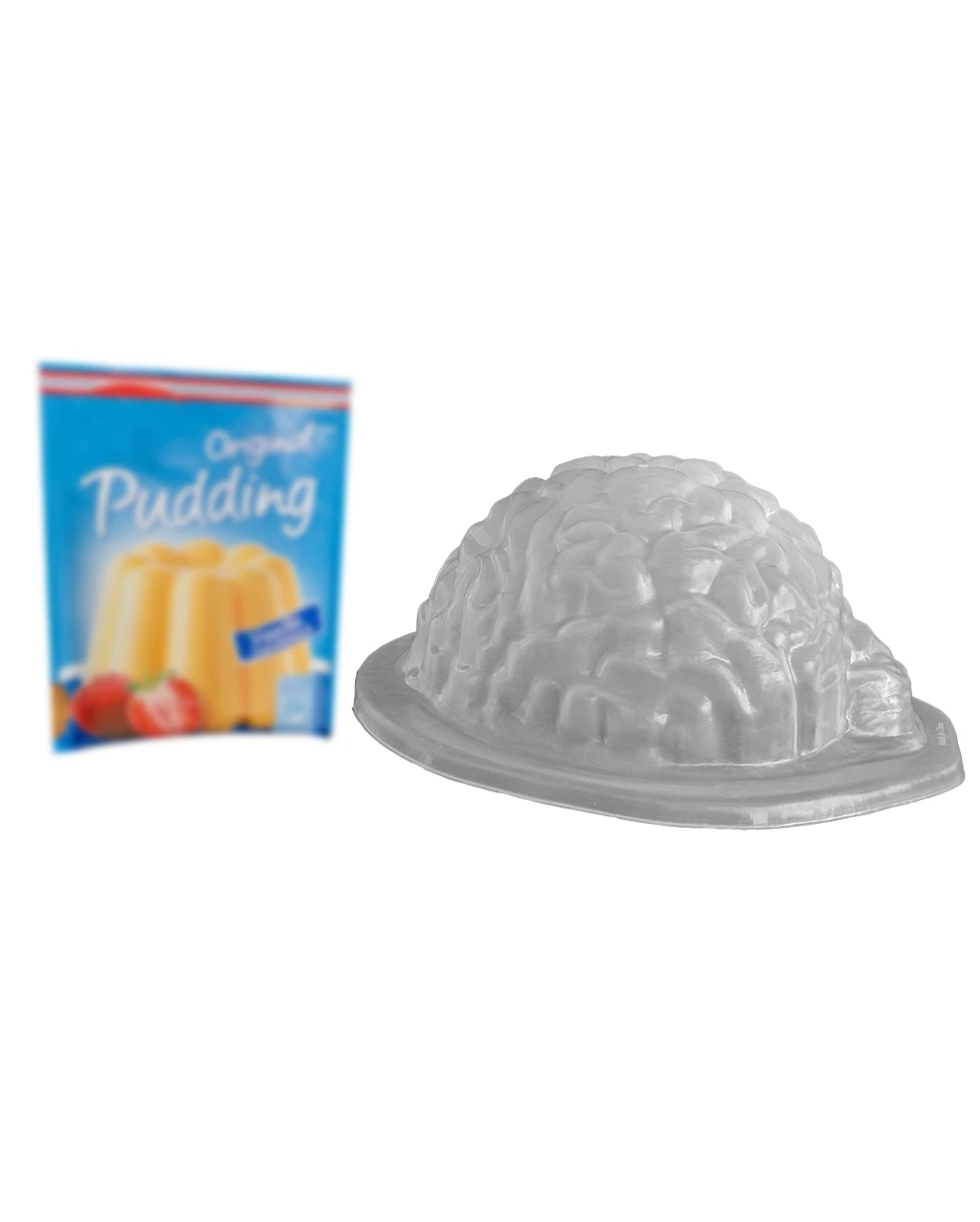 Halloween Puddingform Gehirn – Bild 4