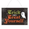 Trick Or Treaters Halloween Schild 20x30cm