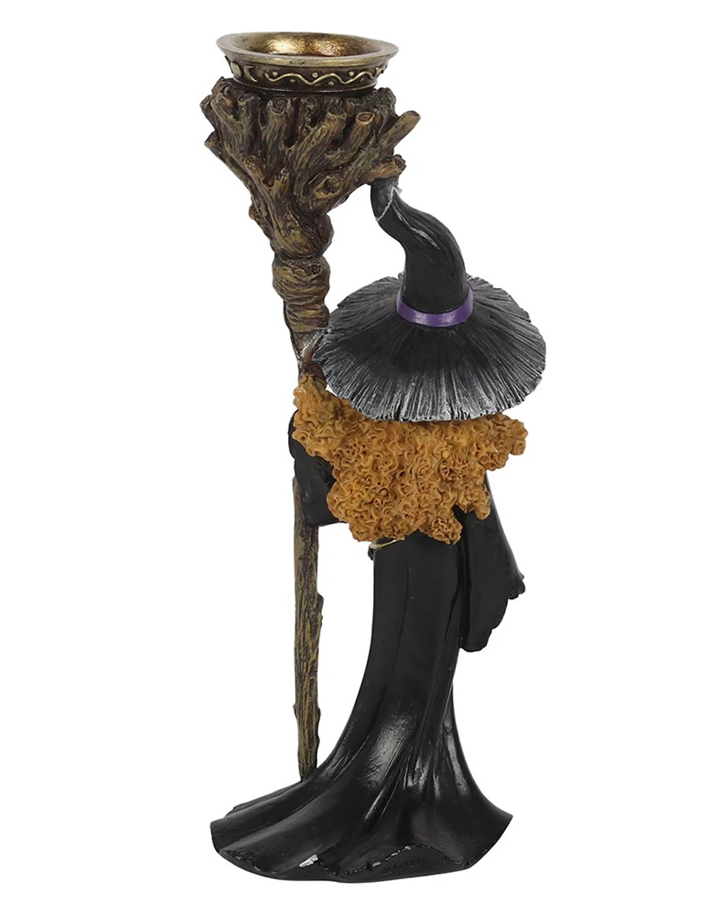 Hexe Mit Magierstab Backflow Räucherkegelhalter – Bild 3