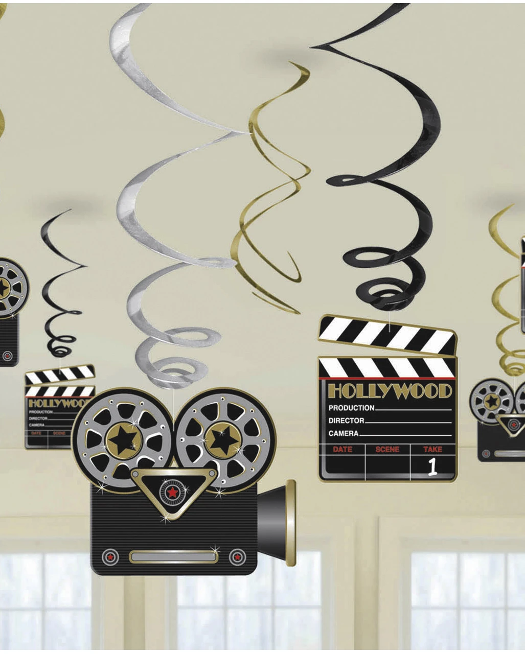 Hollywood Swirl Hängedekoration 12-teilig – Bild 2