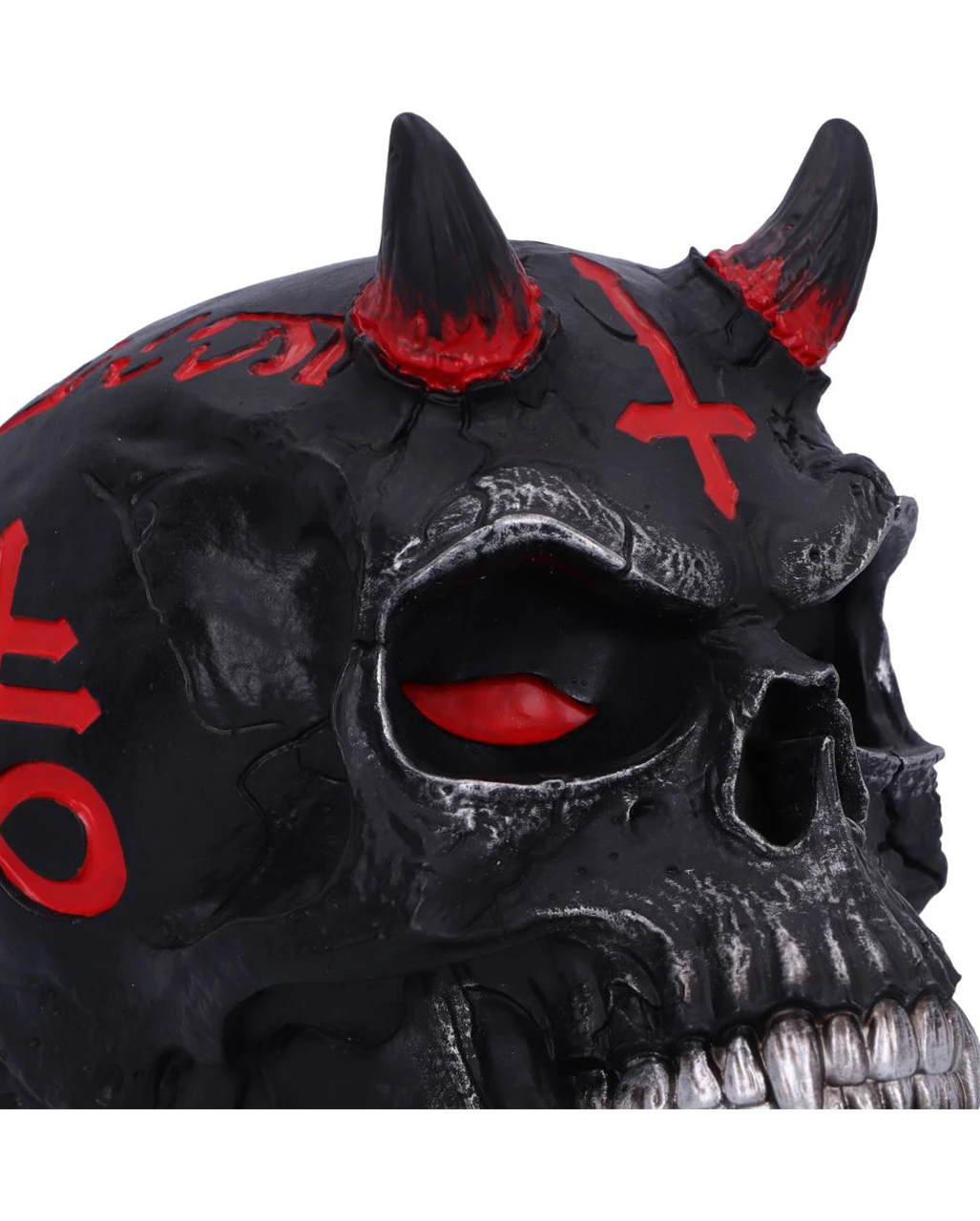 Infernal Teufels Totenschädel 20cm – Bild 6