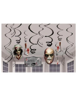 Spiralendeko Irrenanstalt 12-teilig