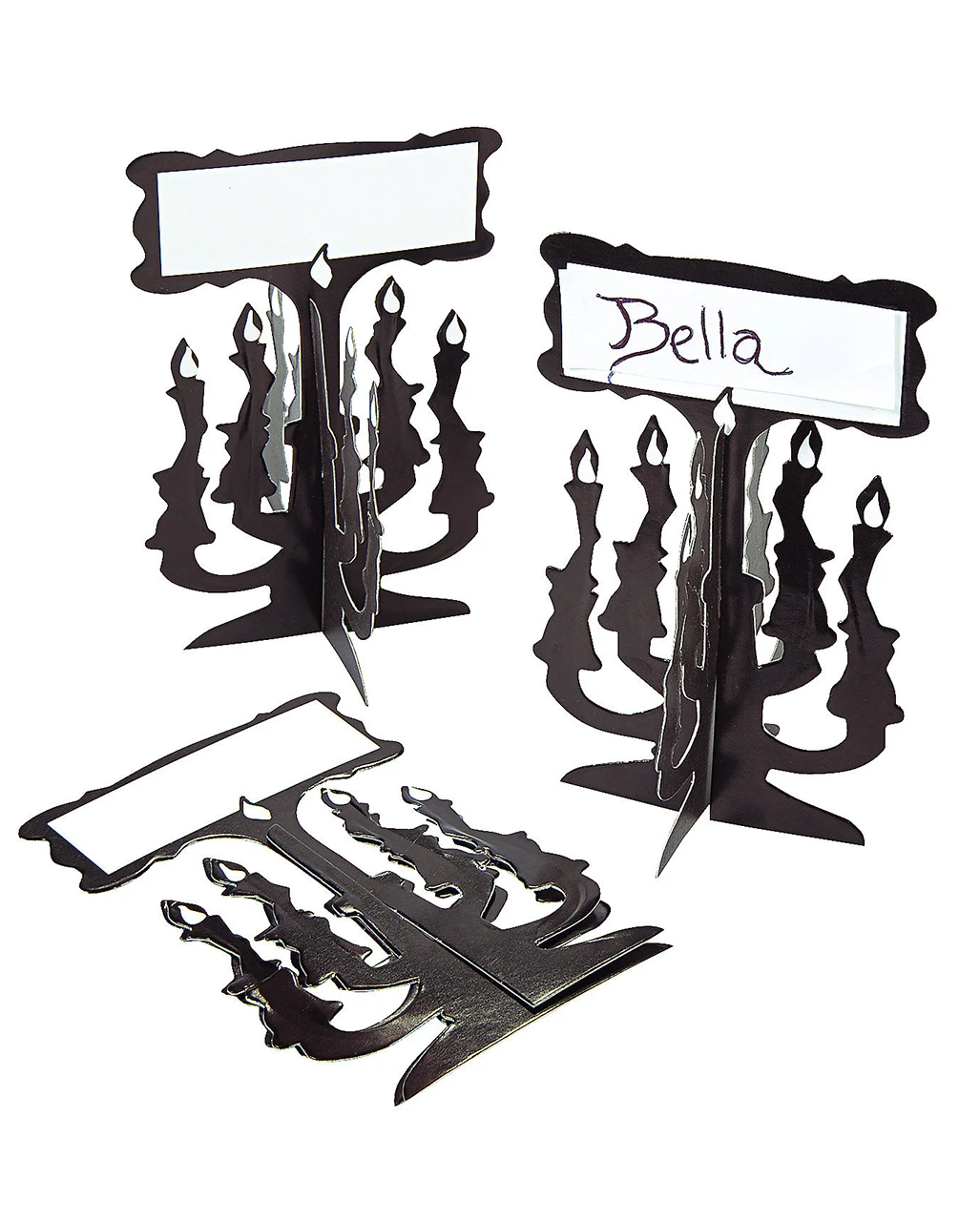 Halloween Platzkarten Im Kerzenleuchter Design 12 St.