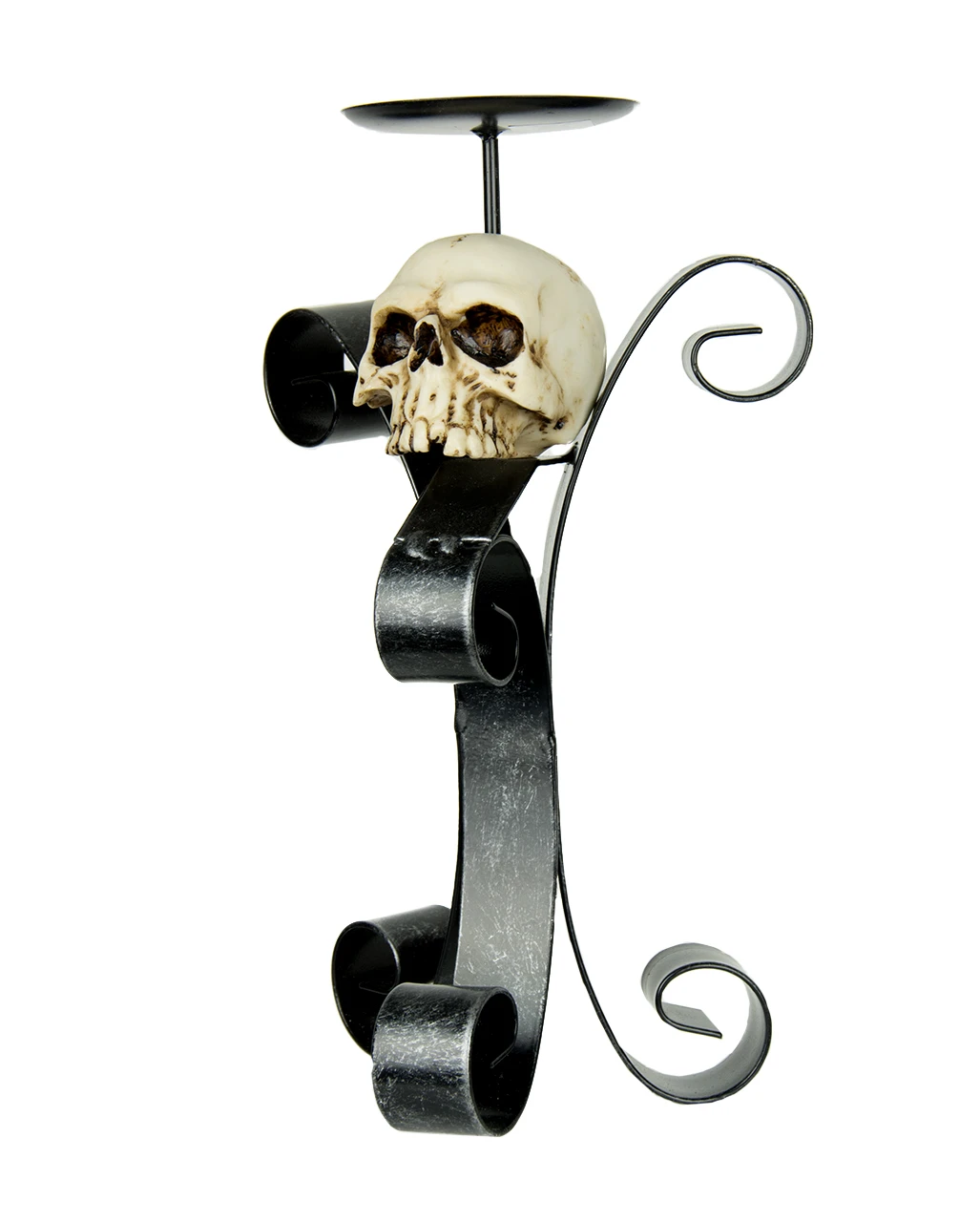 Kerzenhalter Mit Totenschädel