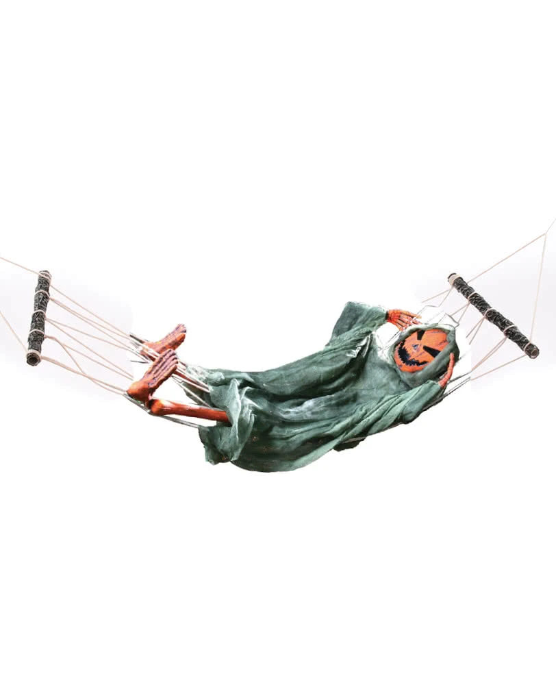 Geister Kürbis In Der Hängematte
