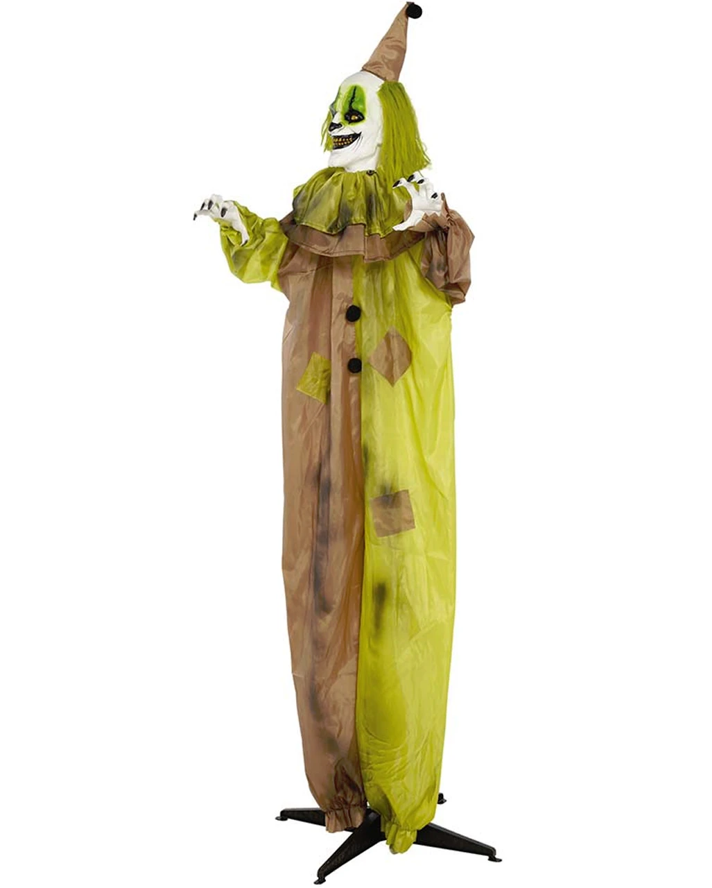 Horror Clown Standfigur Mit Leuchtaugen 180cm – Bild 2