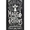 "Merlins Magic Potions" Halloween Wandbild 41cm