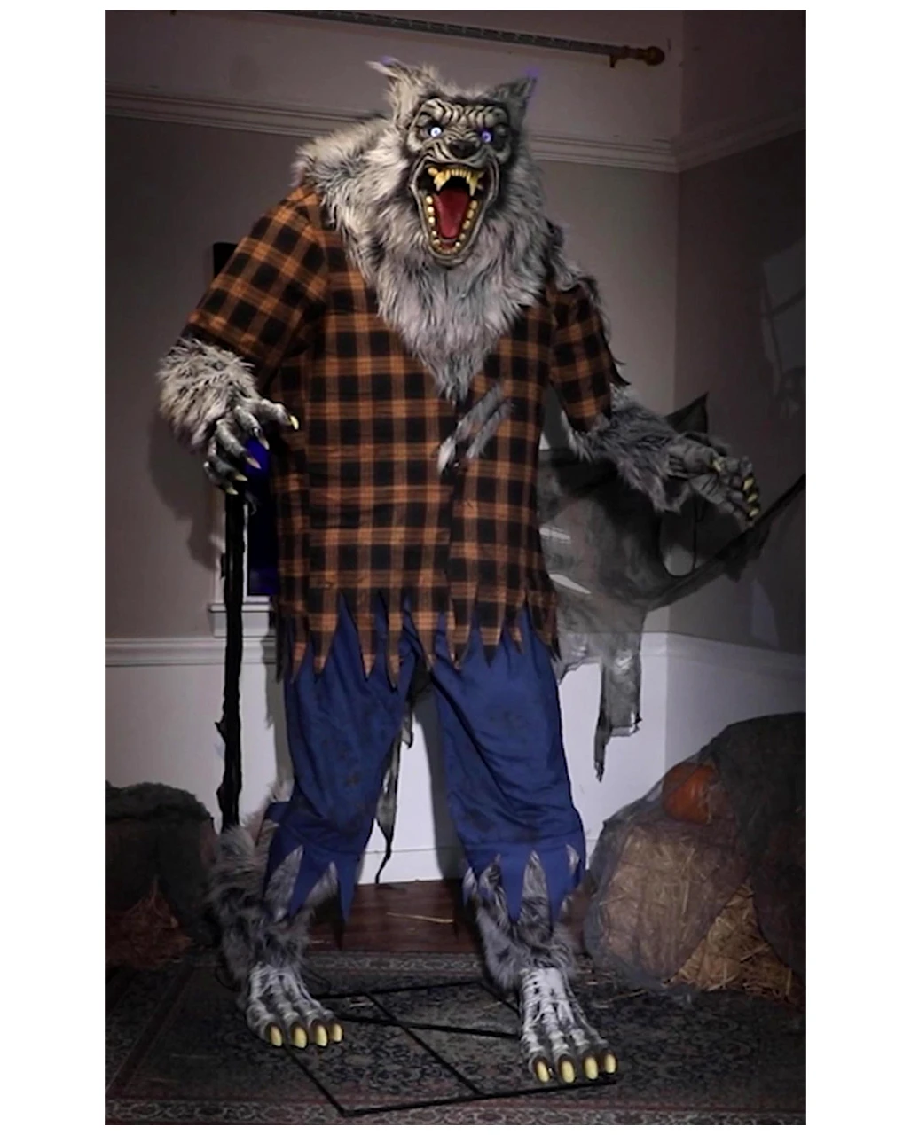 Gigantischer Werwolf Halloween Animatronic 220cm