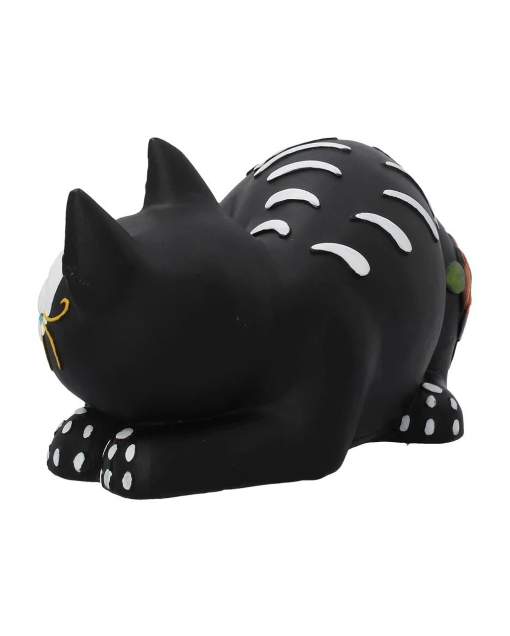Schlafende Sugar Skull Katze 22cm – Bild 3