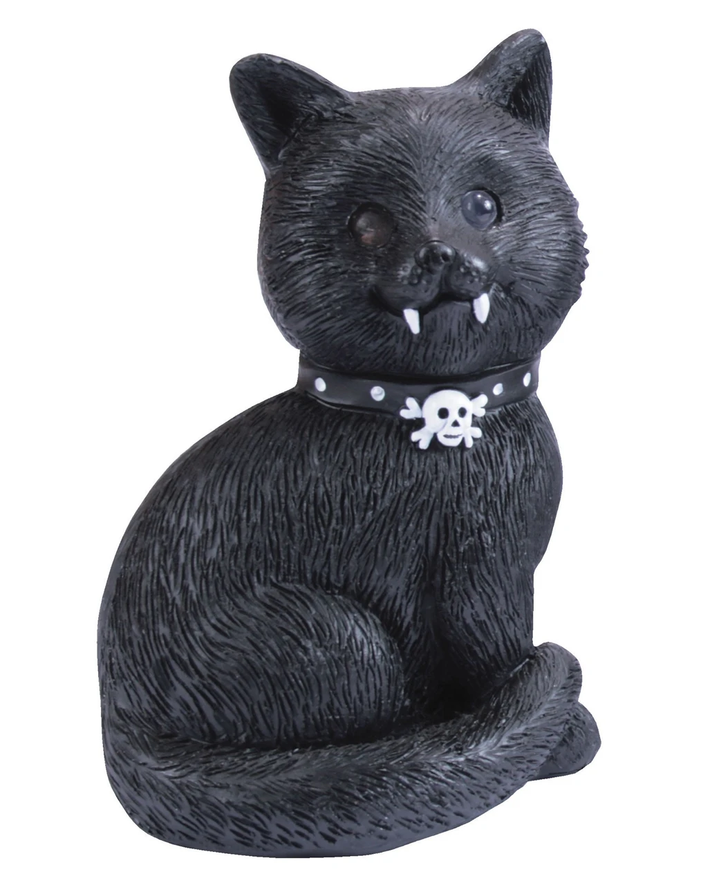 Gothic Katze Mit Roten LED Augen – Bild 2