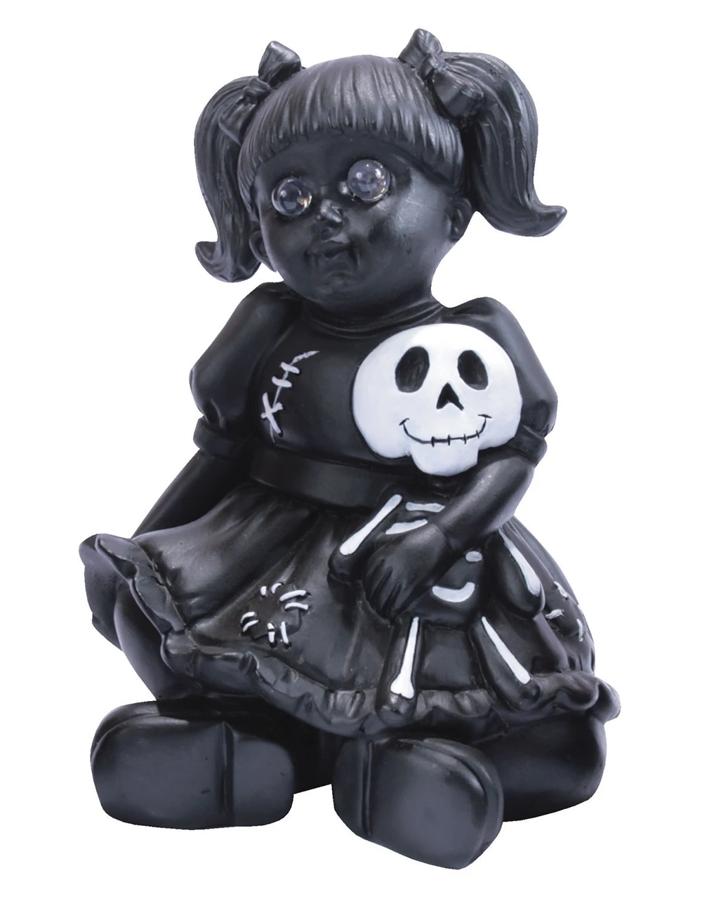 Gothic Puppe Mit Roten LED Augen – Bild 2