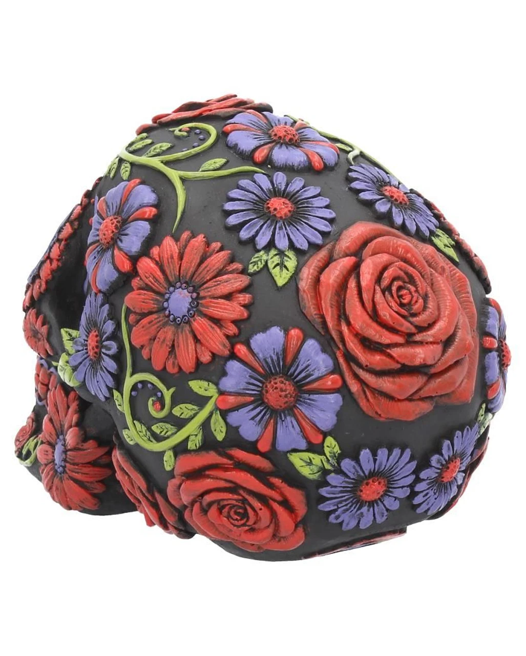 Sugar Skull Mit Blütenmuster – Bild 4