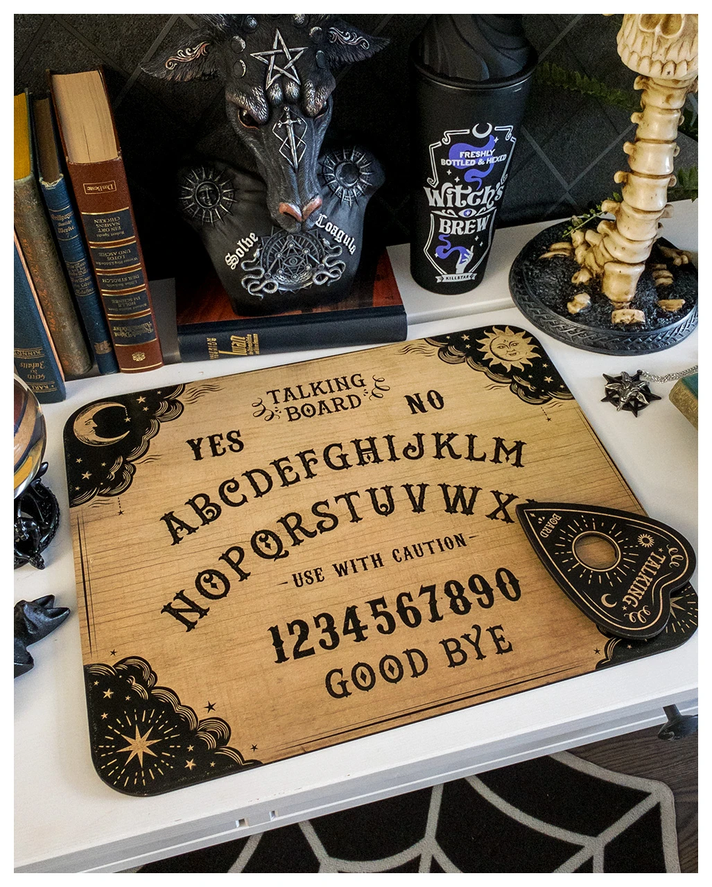 Vintage Ouija Hexenbrett Mit Zeiger – Bild 4