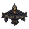 Reaper Türschild Welcome To Hell