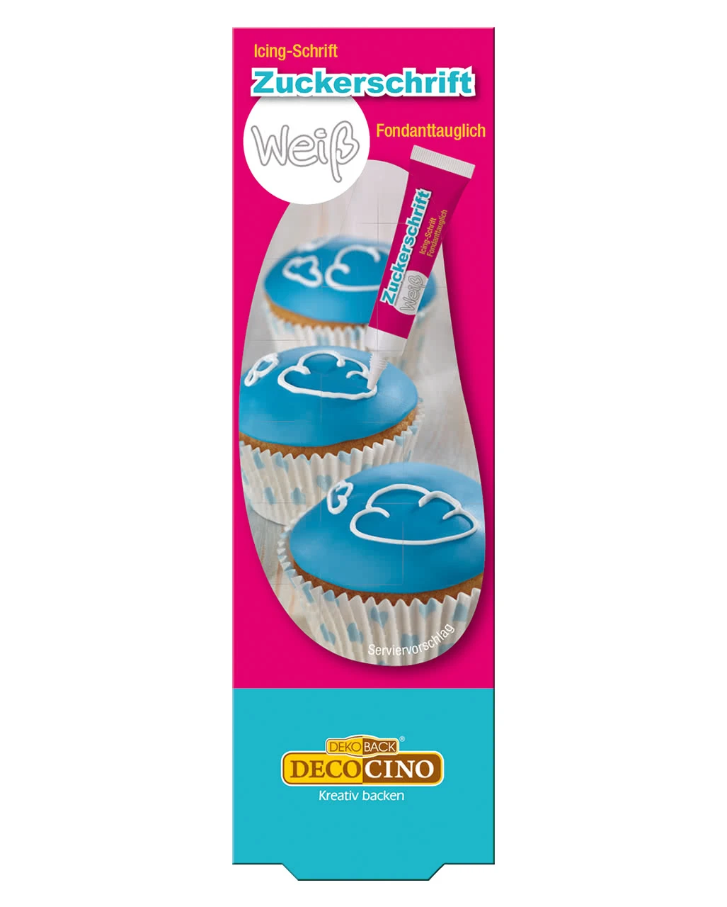 Weiße Zuckerschrift 18 G